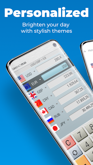 Currency Converter Plus Free with AccuRate™ Screenshot 1