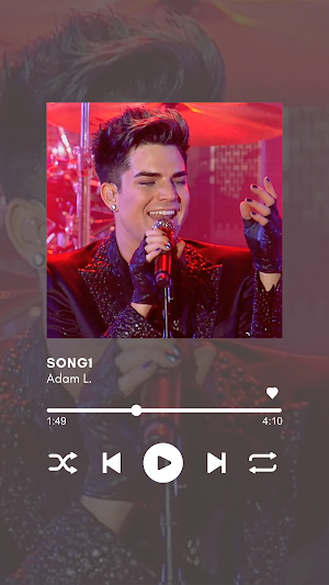 Music Adam Lambert Song Mp3 Screenshot 1