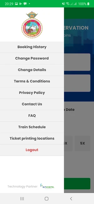 Sri Lanka Railways Reservation Screenshot 2