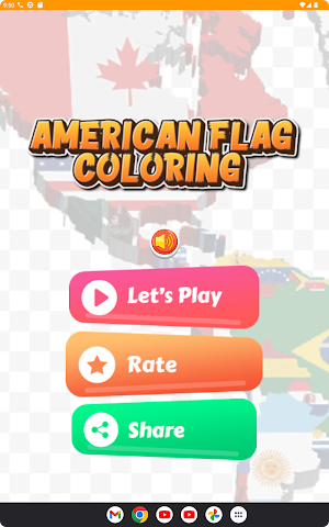 Coloring American Flag Screenshot 0