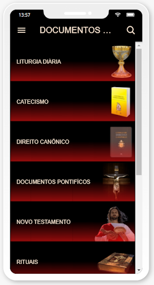 Documentos da Igreja Católica Screenshot 1