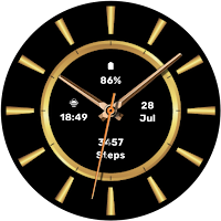Gold Watch Face