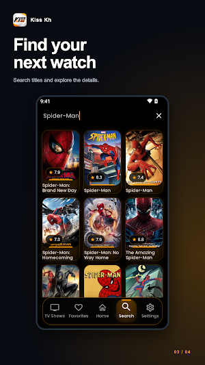 Kiss Kh Movies & Series Finder Screenshot 2