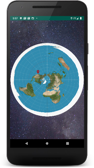 Flat Earth GPS Pro Screenshot 1