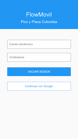 Pico y Placa Colombia Screenshot 0