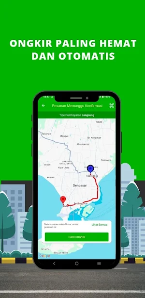 SPONBA - Ojek & Delivery Screenshot 2