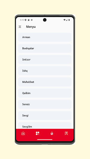 Sevgi She'rlari Screenshot 1