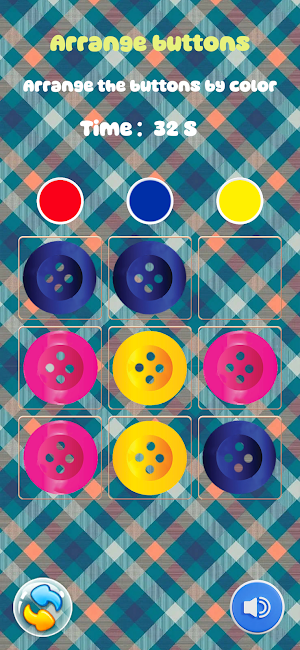 Arrange Clothes Buttons Screenshot 1