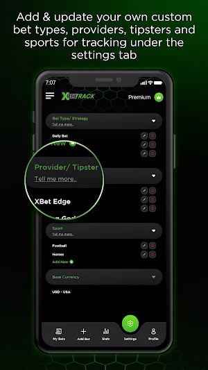 XBet Track Sports Bet Tracker Screenshot 0