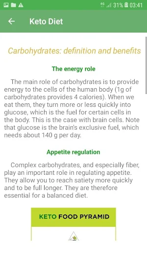 Keto Diet - Ketogenic recipes Screenshot 2
