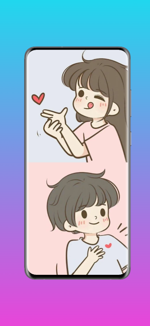 Couple Wallpaper Cartoon Screenshot 3