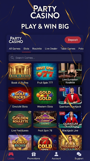 PartyCasino Screenshot 0