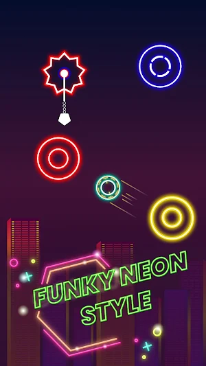 Neon Ball Hop– Shoot the Ball Screenshot 1
