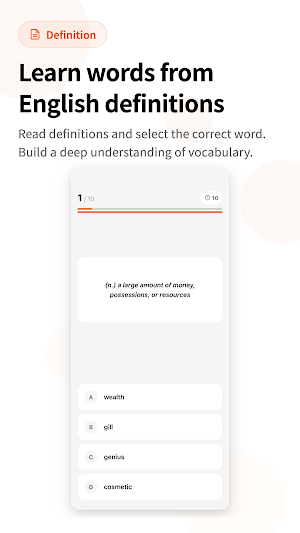 Eiken Grade 2 2000 Vocabulary Screenshot 0