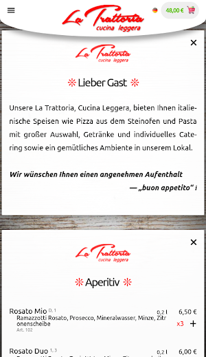 La Trattoria - Order food Screenshot 3