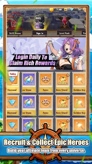 Pixel Heroes: AFK Brawl Screenshot 2