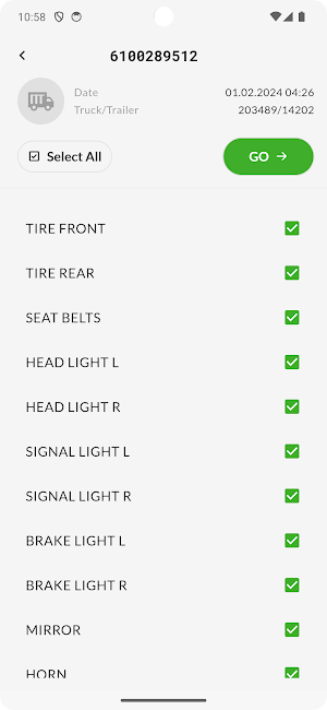GWC Transport Management Screenshot 2