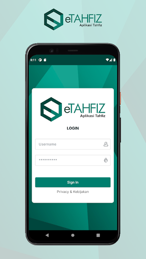 eTAHFIZ Screenshot 1
