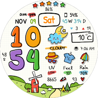 NW056: Digital watch face