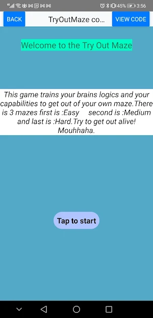 Try Out Maze Screenshot 0