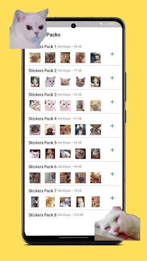 Stickers Cat Screenshot 0