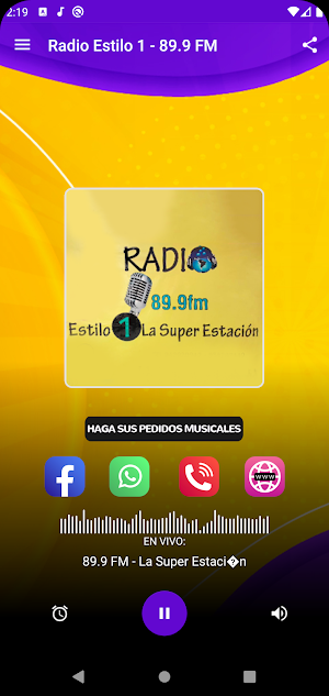 Radio Estilo 1 - 89.9 FM Screenshot 1