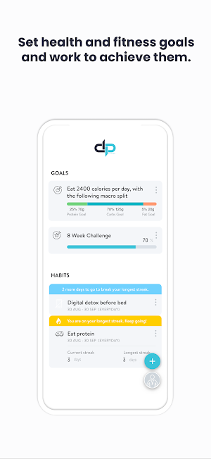 DP Fitness App Screenshot 3