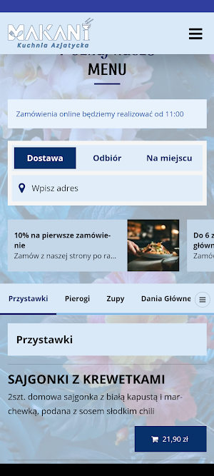 Restauracja Makani Screenshot 0