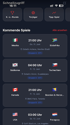 Soccer 2026: Live & Schedule Screenshot 2