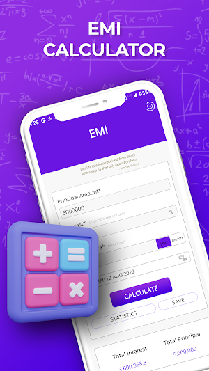 LoanTool - EMI Loan Calculator Screenshot 1