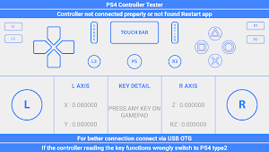 PS4 controller Tester Screenshot 2