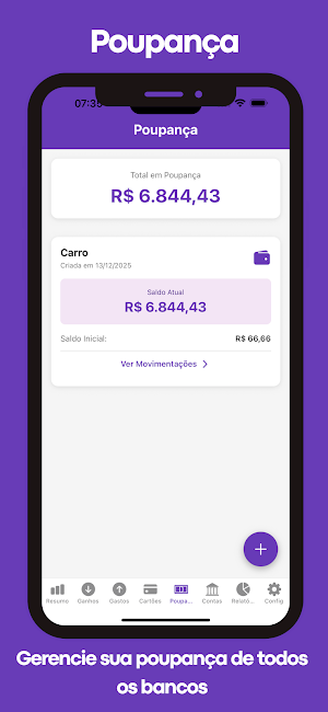 Minhas Contas - Finanças Screenshot 2