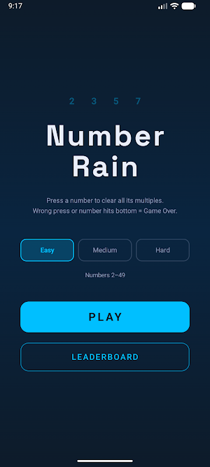 Number Rain Screenshot 0