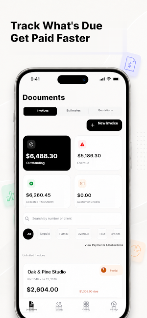 Invoice Maker & Estimates Screenshot 3