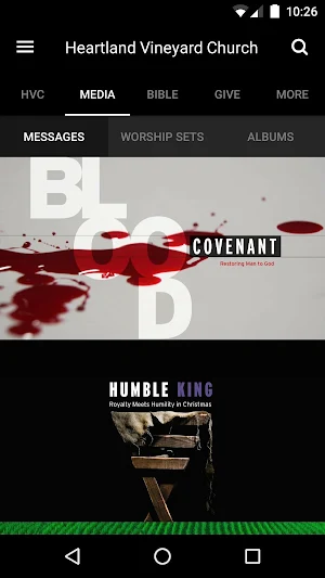 Heartland Vineyard Church Screenshot 1