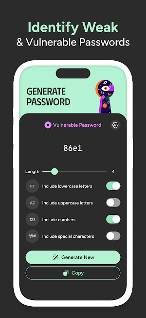 Safe Random Password Generator Screenshot 1