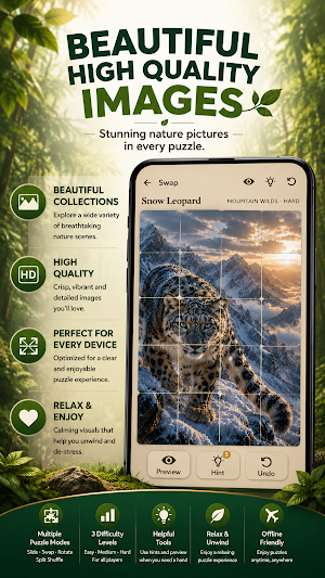 Jiggle Mix: Nature Puzzles Screenshot 2