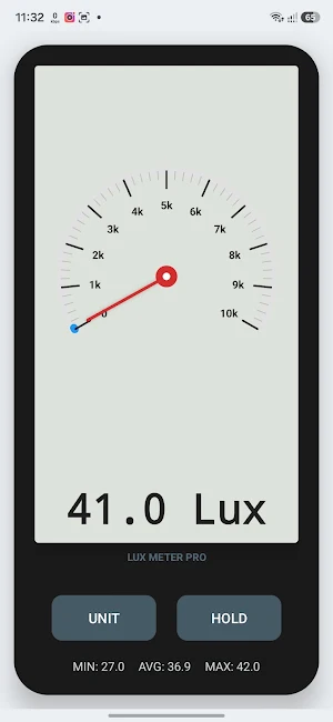 Light Luxmeter Screenshot 2