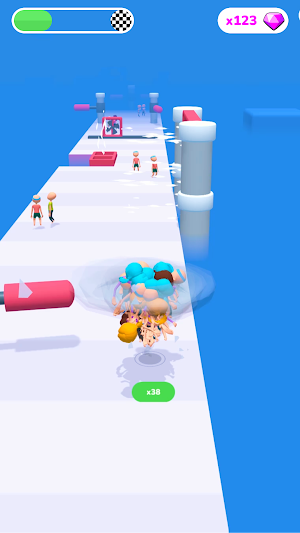 Human Tornado Rush 3D Screenshot 2