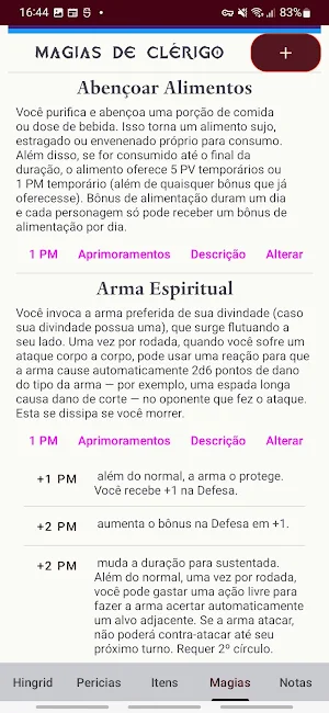 Fichas T20 Screenshot 3