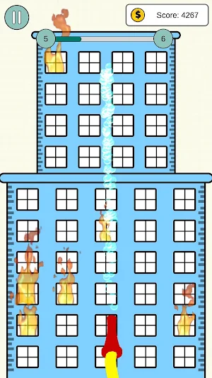 Mr. Fire Brigade: Tap to Rescue Screenshot 0