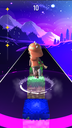 Boboi boy galaxy Tiles Hop Screenshot 2