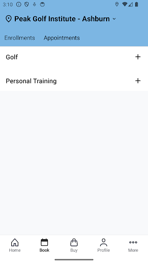 Peak Golf Institute Screenshot 1