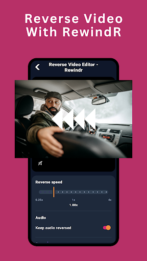 Reverse Video Editor - RewindR Screenshot 0