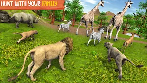 Lion Games 3D: Jungle King Sim Screenshot 1