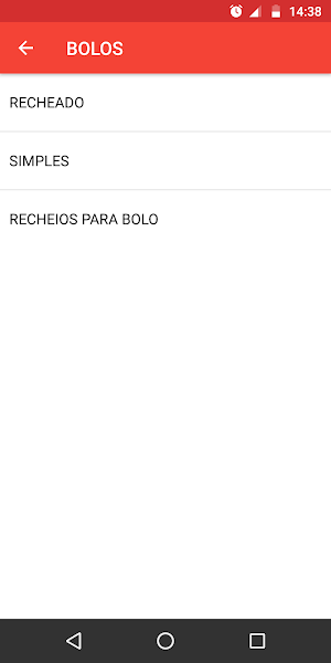 Receitas em Geral offline Screenshot 2