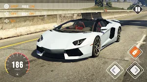 Car Aventador Lamborghini Game Screenshot 0