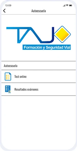 Autoescuela Tajo App Screenshot 2