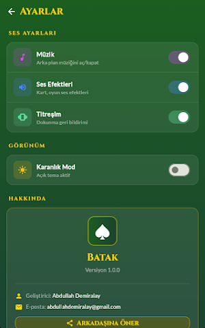 Batak Oyunu Screenshot 3