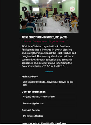 UCM Missions & Benevolence Screenshot 3